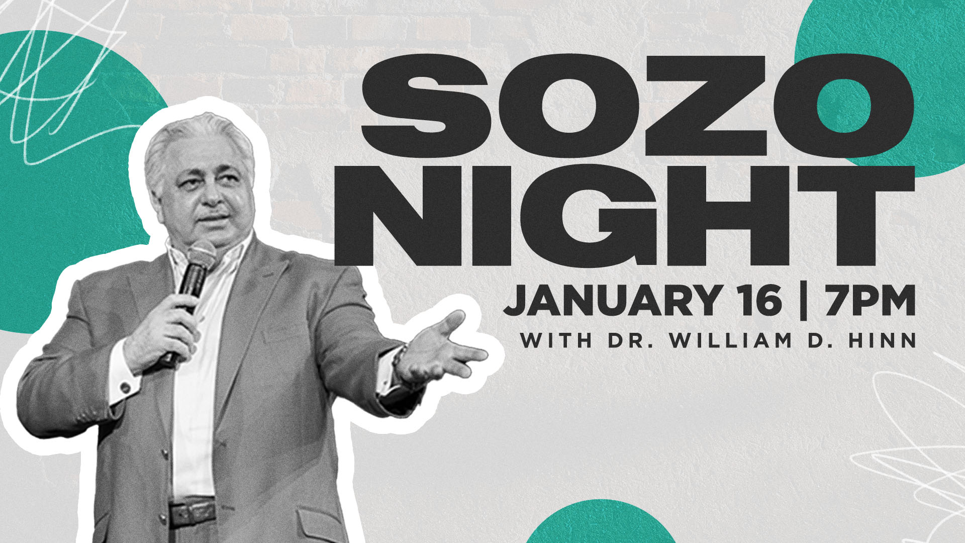 SOZO Night w/ Dr. William Hinn Jr. Image