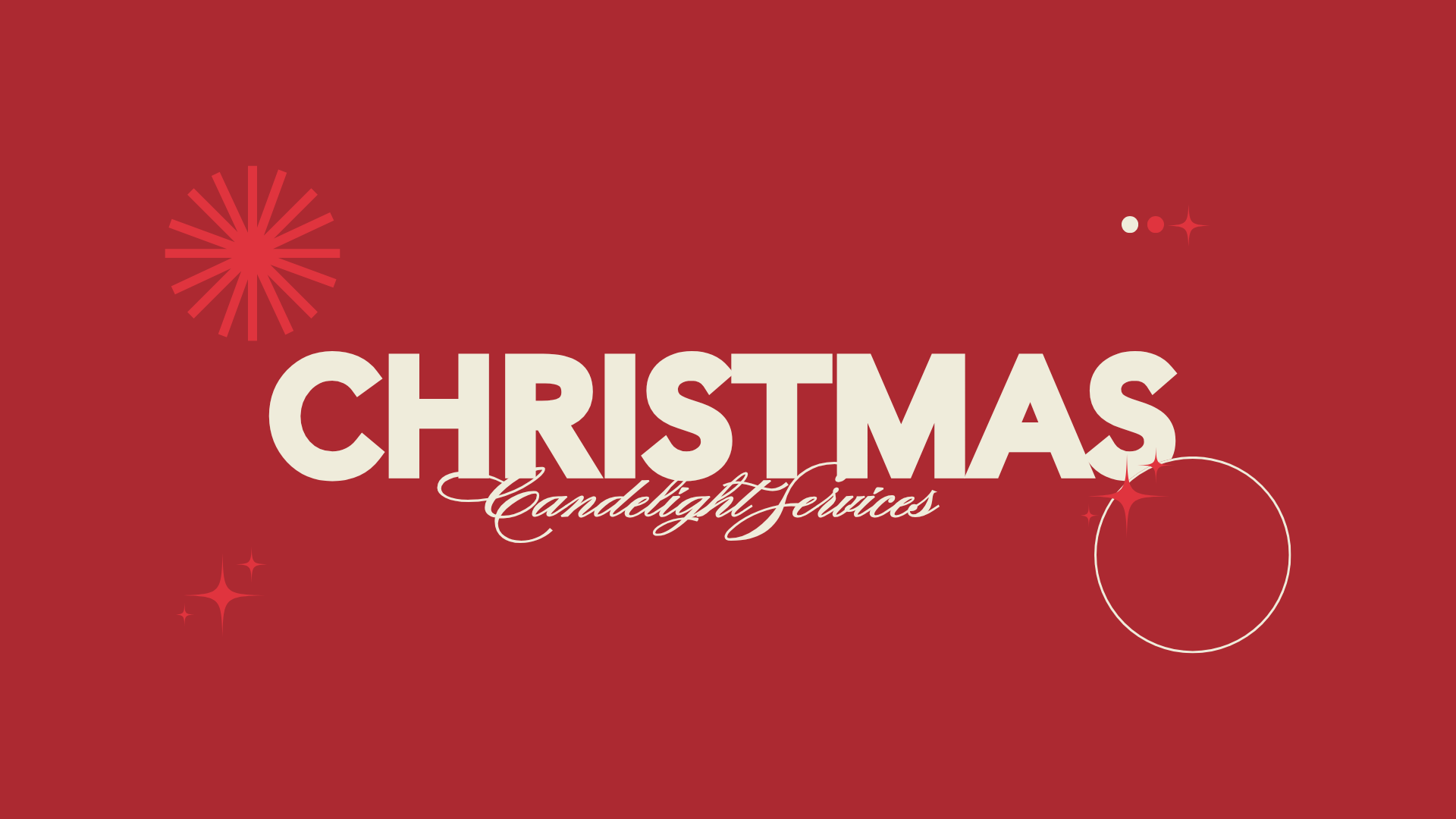 CHRISTMAS CANDLELIGHT SERVICES Image